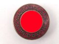Mitgliedsabzeichen der NSDAP, Hersteller M1/1498, getragenes Stück, Knopflochausführung