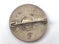 Mitgliedsabzeichen der NSDAP, Hersteller M1/155, getragenes Stück