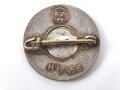 Mitgliedsabzeichen der NSDAP, Hersteller M1/158, getragenes Stück