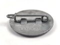 Mitgliedsabzeichen der NSDAP, Hersteller M1/159,  lackierte Ausführung mit leichten Farbbabplatzern
