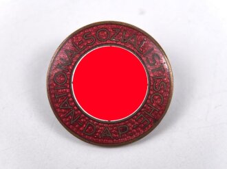 Mitgliedsabzeichen der NSDAP, Hersteller M1/163, getragenes Stück