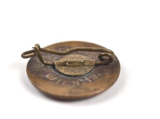 Mitgliedsabzeichen der NSDAP, Hersteller R.Schanes Wien 13. ges.Gesch. Ausführung 19mm, getragenes Stück