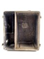 Gehäuse zum Tornisterfunkgerät Heinrich Torn.Fu.h der Wehrmacht. Ungereinigtes Stück, alt überlackiert