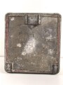 Gehäuse zum Tornisterfunkgerät Heinrich Torn.Fu.h der Wehrmacht. Ungereinigtes Stück, alt überlackiert