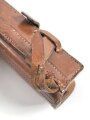 Preußen, Kartuschkasten mit Bandolier für Mannschaften der Jäger zu Pferd No.2. Kammerstück in gutem Zustand.