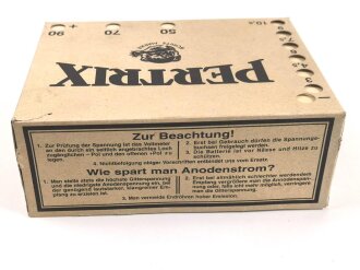 Anodenbatterie, unter anderem  für Zubehörtornister zum Tornister Empänger Berta . Neuzeitliche Atrappe