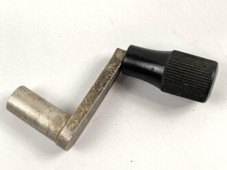 Kurbel für Feldfernsprecher 33 der Wehrmacht. Frühes Stück