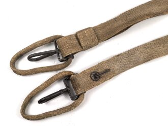 1.Weltkrieg , Zuggurt für Schlittenlafette zum MG08 aus Ersatzmaterial. In diesem Zustand sehr selten