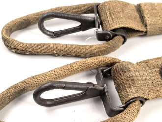 1.Weltkrieg , Zuggurt für Schlittenlafette zum MG08 aus Ersatzmaterial. In diesem Zustand sehr selten