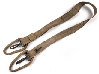 1.Weltkrieg , Zuggurt für Schlittenlafette zum MG08 aus Ersatzmaterial. In diesem Zustand sehr selten