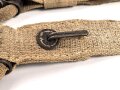 1.Weltkrieg , Zuggurt für Schlittenlafette zum MG08 aus Ersatzmaterial. In diesem Zustand sehr selten
