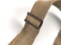 1.Weltkrieg , Zuggurt für Schlittenlafette zum MG08 aus Ersatzmaterial. In diesem Zustand sehr selten