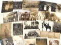 1. Weltkrieg, Gruppe Fotos eines Angehörigen im Braunschweigischen Infanterie Regiment 92. Insgesamt 77  Fotos, davon 27 Stück mit eindeutig sichtbarem Totenkopf an der Schirmmütze bzw. Pickelhaube.