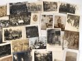 1. Weltkrieg, Gruppe Fotos eines Angehörigen im Braunschweigischen Infanterie Regiment 92. Insgesamt 77  Fotos, davon 27 Stück mit eindeutig sichtbarem Totenkopf an der Schirmmütze bzw. Pickelhaube.