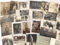 1. Weltkrieg, Gruppe Fotos eines Angehörigen im Braunschweigischen Infanterie Regiment 92. Insgesamt 75  Fotos, davon 28 Stück mit eindeutig sichtbarem Totenkopf an der Schirmmütze bzw. Pickelhaube.