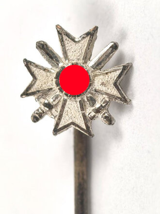 Miniatur Kriegsverdienstkreuz 1. Klasse mit Schwertern 9mm, polierte Kanten