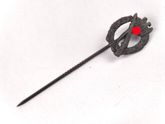 Miniatur Infanteriesturmabzeichen in silber, 16mm, Zink