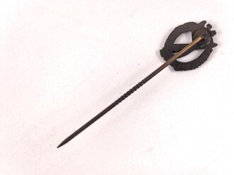 Miniatur Infanteriesturmabzeichen in silber, 16mm, Zink