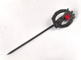 Miniatur Infanteriesturmabzeichen in silber, 16mm, Zink