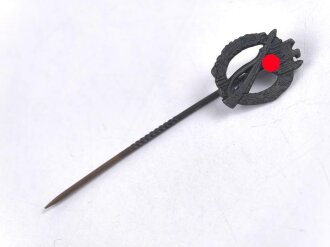 Miniatur Infanteriesturmabzeichen in silber, 16mm, Zink