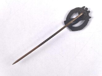 Miniatur Infanteriesturmabzeichen in silber, 16mm, Zink