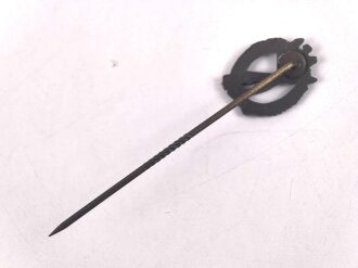 Miniatur Infanteriesturmabzeichen in silber, 16mm, Zink