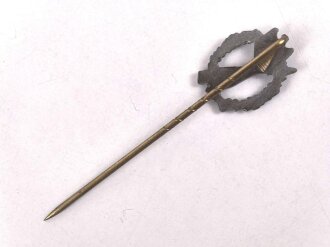 Miniatur Infanteriesturmabzeichen in silber, 16mm, Zink versilbert