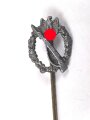 Miniatur Infanteriesturmabzeichen in silber, 16mm, Zink versilbert