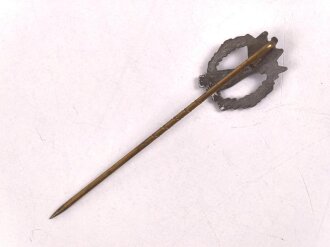 Miniatur Infanteriesturmabzeichen in silber, 16mm, Zink versilbert