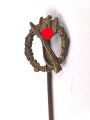 Miniatur Infanteriesturmabzeichen in bronze, 16mm, Zink bronziert