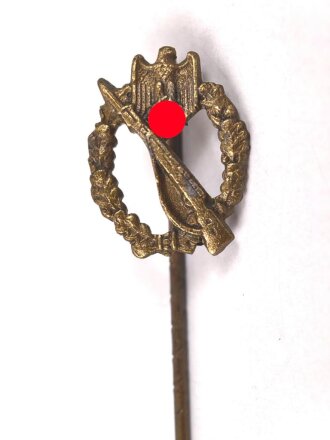 Miniatur Infanteriesturmabzeichen in bronze, 16mm, Zink...