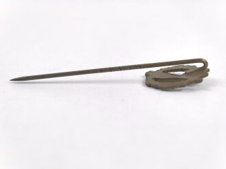 Miniatur Infanteriesturmabzeichen in bronze, 16mm, Zink bronziert