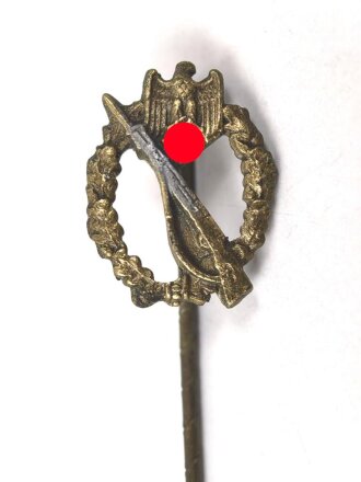 Miniatur Infanteriesturmabzeichen in bronze, 16mm, Zink...
