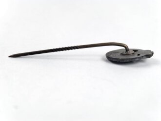 Miniatur  Panzerkampfabzeichen in silber, 16mm, Zink