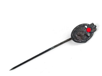 Miniatur  Panzerkampfabzeichen in bronze, 16mm, Zink...