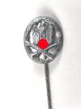 Miniatur  Allgemeines Sturmabzeichen, 16mm, Zink versilbert