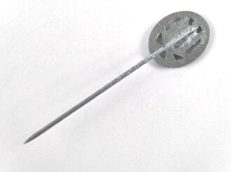 Miniatur  Allgemeines Sturmabzeichen, 16mm, Zink versilbert