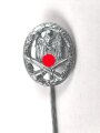 Miniatur  Allgemeines Sturmabzeichen, 16mm, Zink versilbert