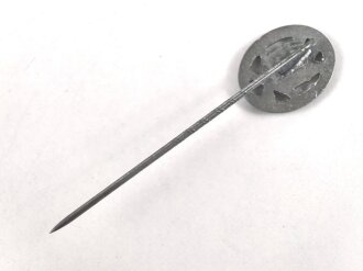 Miniatur  Allgemeines Sturmabzeichen, 16mm, Zink versilbert