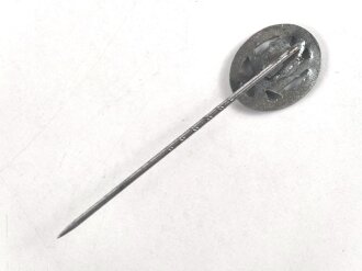 Miniatur  Allgemeines Sturmabzeichen, 16mm, Zink versilbert