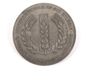 Reichsnährstand ( RNSt ) - Brosche " Kriegserntedank an die Bäuerin - Landesbauernschaft Südmark