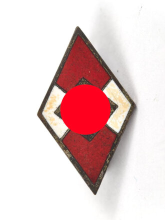 Hitler Jugend , Mitgliedsabzeichen emailliert , Herteller M1/14