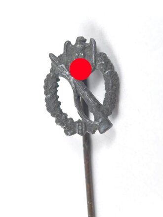 Miniatur Infanteriesturmabzeichen in silber, 16mm, Zink