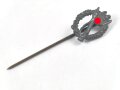 Miniatur Infanteriesturmabzeichen in silber, 16mm, Zink