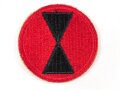 U.S. Army WWII , "7th Infantry Division "  patch