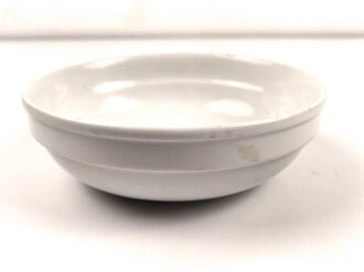 Kriegsmarine, Kantinenporzellan Schale, Durchmesser 21cm, Hersteller Hutschenreuther.  Leicht beschädigt, gebraucht