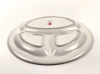 Deutsche Arbeitsfront, Kantinenporzellan Menüteller Durchmesser 27,5cm, Hersteller Felda Rhön, gebraucht