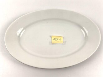 Luftwaffe, Kantinenporzellan große Vorlegeplatte, Gesamtlänge 41cm, Hersteller Bauscher Weiden 1939. Gebraucht