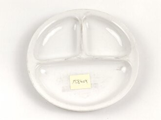 Deutsche Arbeitsfront, Kantinenporzellan Menüteller Durchmesser 27cm, Hersteller Hutschenreuther Bavaria, gebraucht