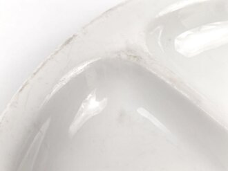 Deutsche Arbeitsfront, Kantinenporzellan Menüteller Durchmesser 27cm, Hersteller Hutschenreuther Bavaria, gebraucht